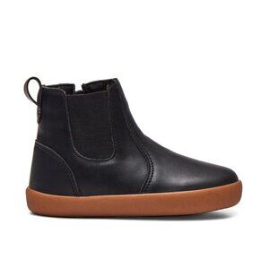 Ten Little Black Chelsea Boots, Size 6.5